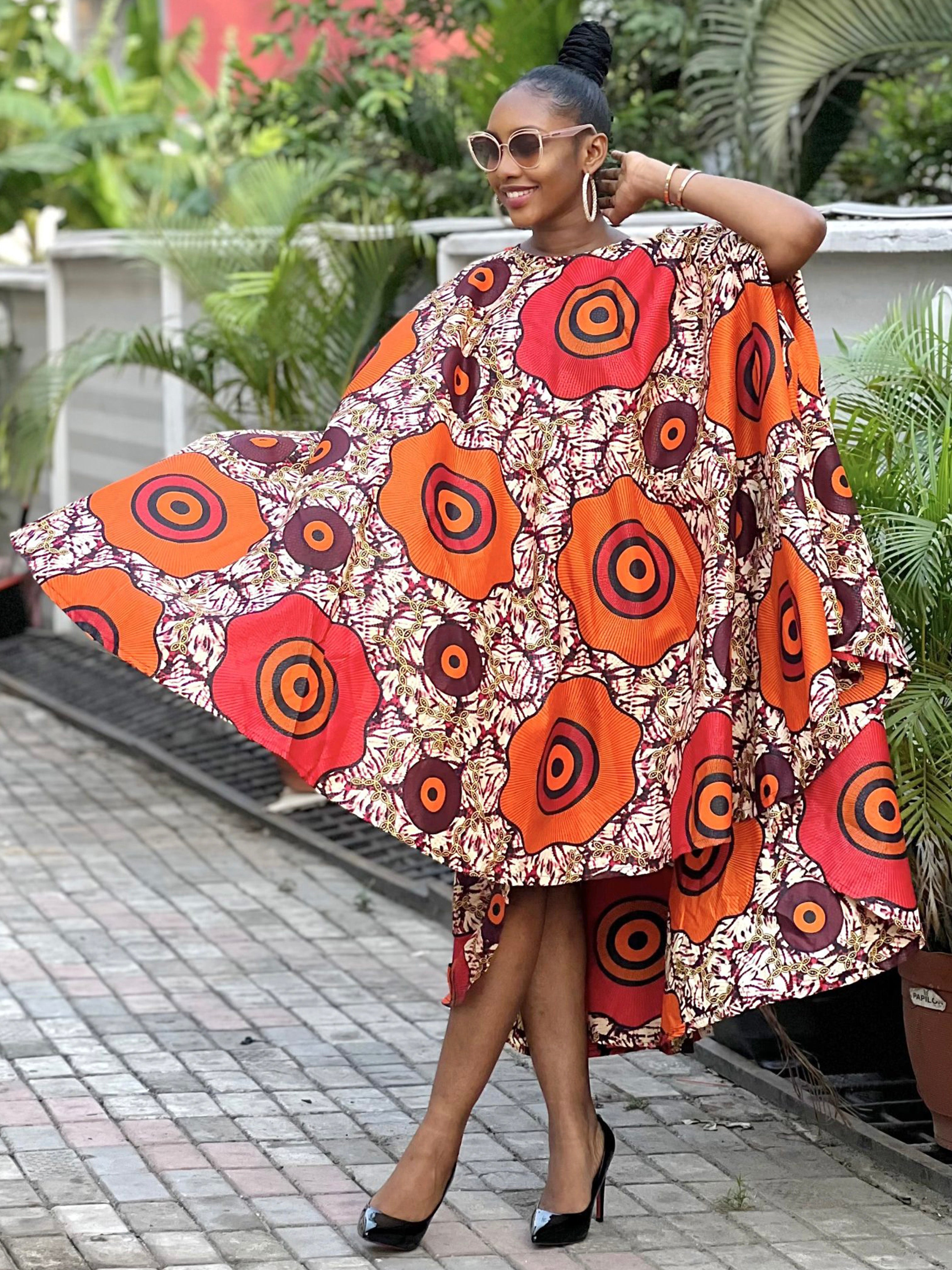 Ella Bella African Print Bubu Dress TJ African Print Dresses Ella Bella African Print Bubu Dress TJ African Print Dresses