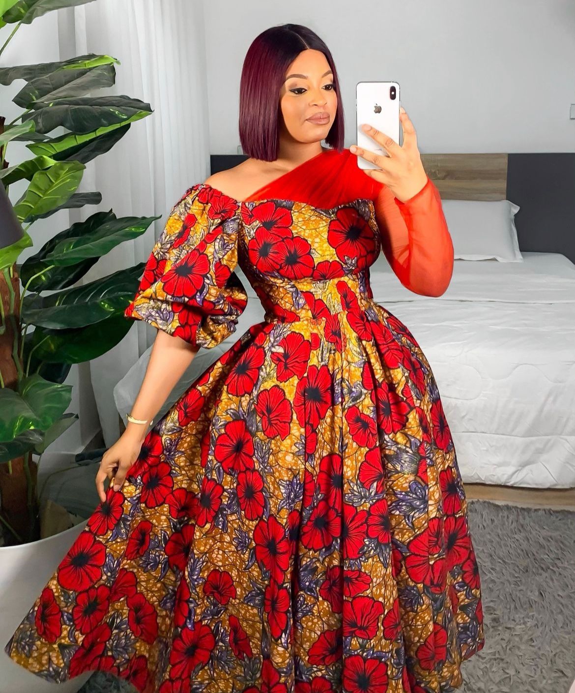 Africa Print Ankara Maxi Dress – TJ African Print Dresses