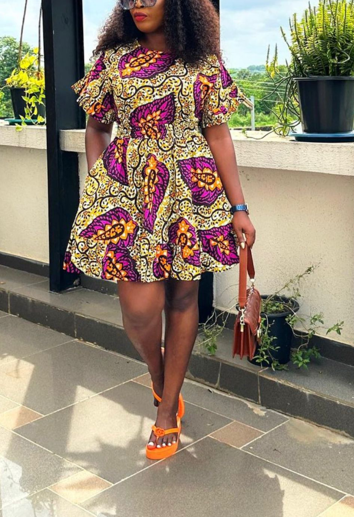 Women Ankara Short Dress – TJ African Print Dresses Women Ankara Short Dress – TJ African Print Dresses