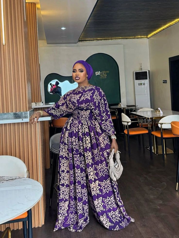 African Print Women Boho Jumpsuit