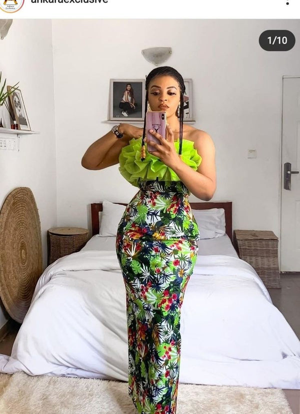 Women Ankara party Dress