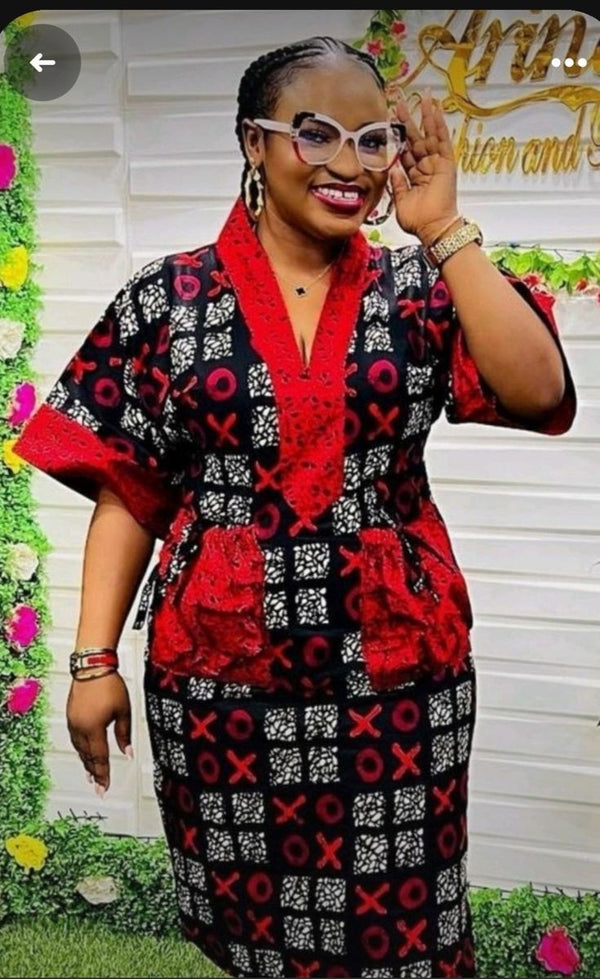 Women Ankara Short Dress