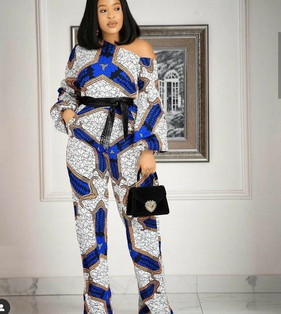 Women Palazzo Print Jumpsuit