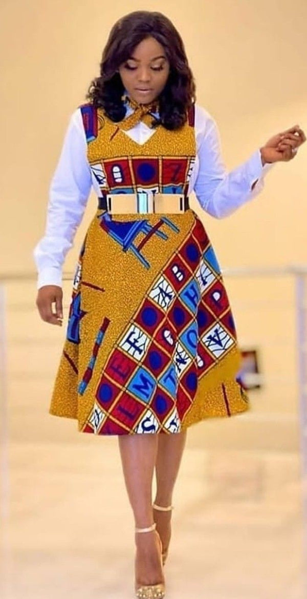 Women Ankara Short Dress