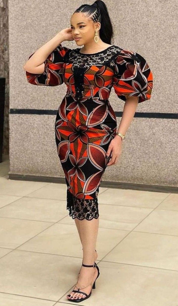 Women Ankara Short Dress