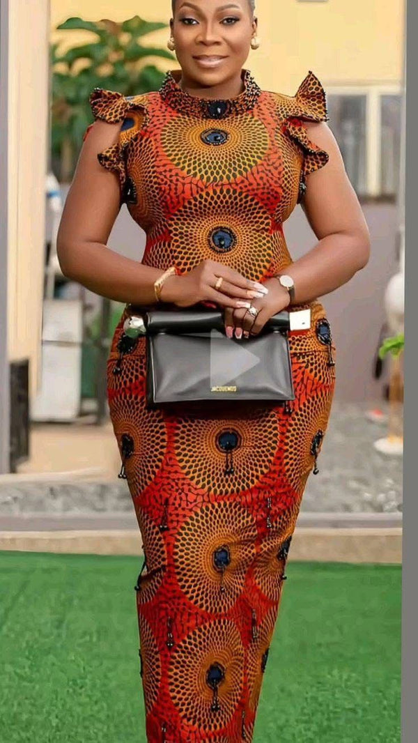 Women Ankara party Dress
