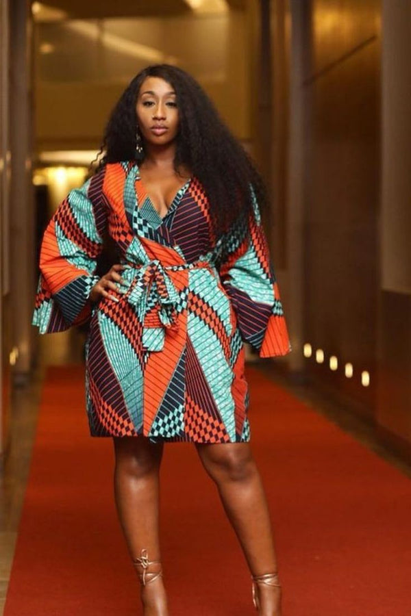 African Print Kimono