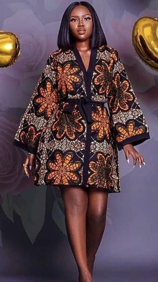 African Print Kimono