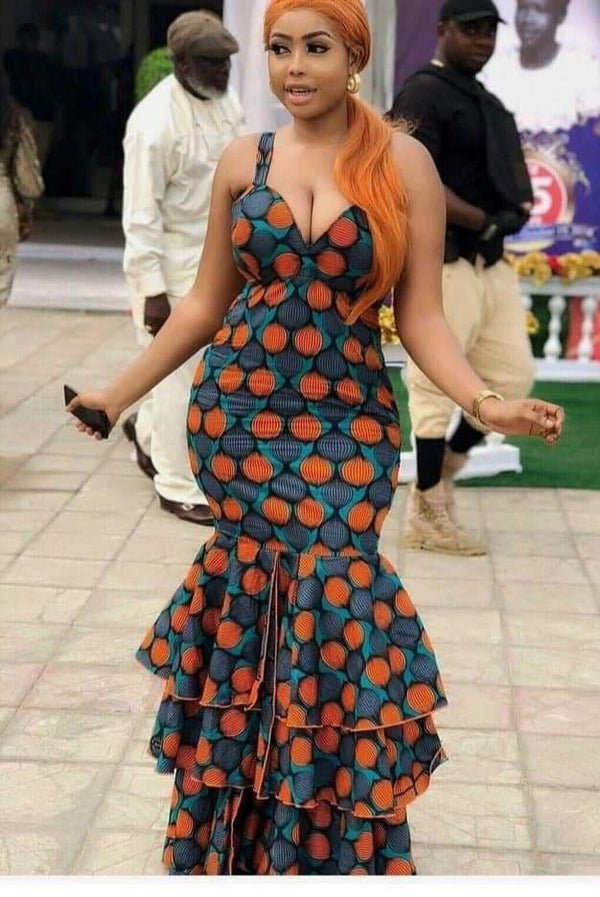 Ankara mermaid dress