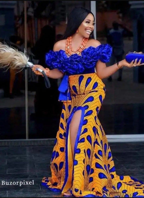 Ankara mermaid dress