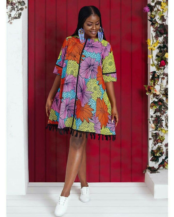 Women Ankara Short Dress