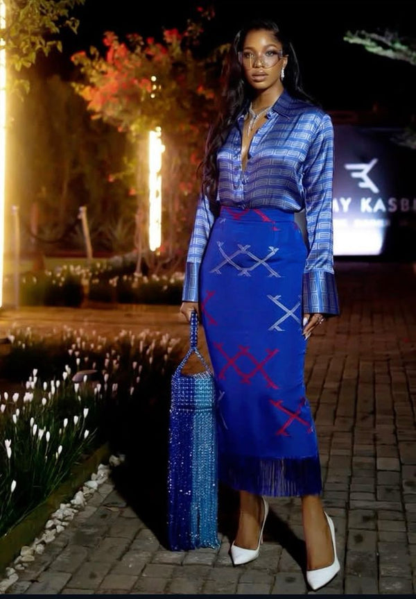 Women Aso Oke Skirt