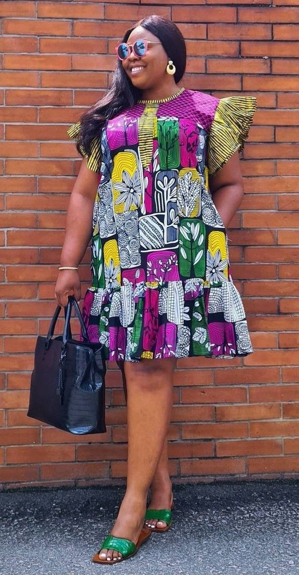 Women Ankara Short Dress