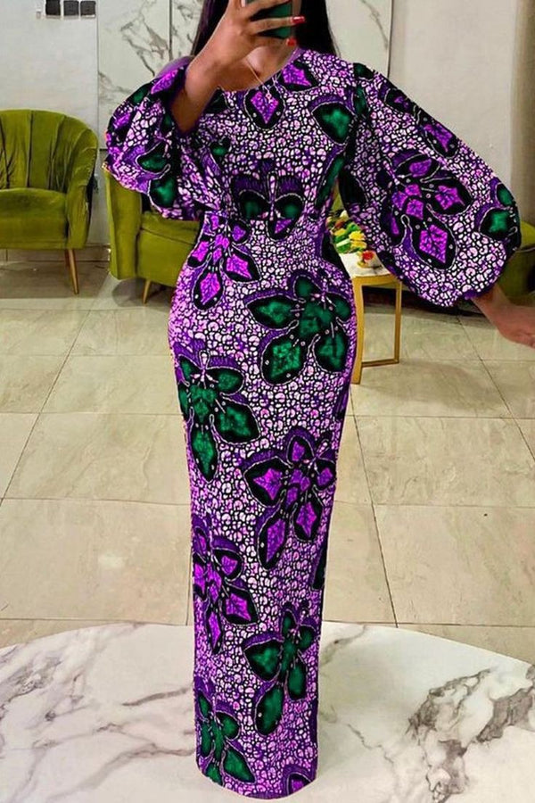 African Ankara Mermaid Dress