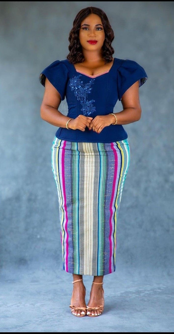 Women Aso Oke Skirt