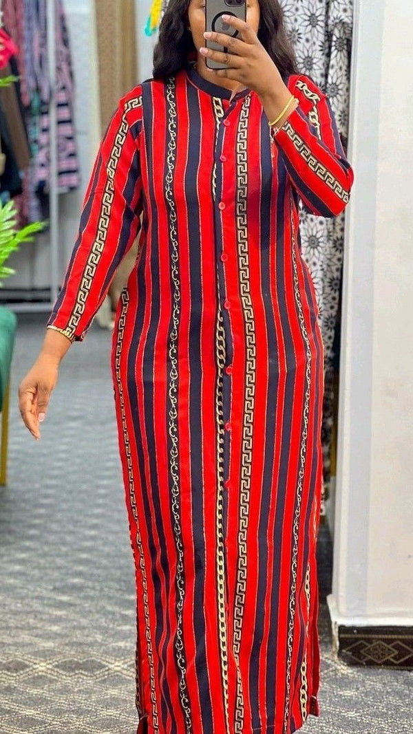 African print dress