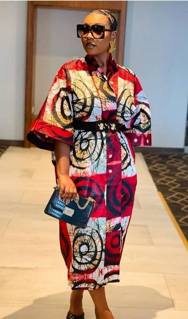 African Print Kimono