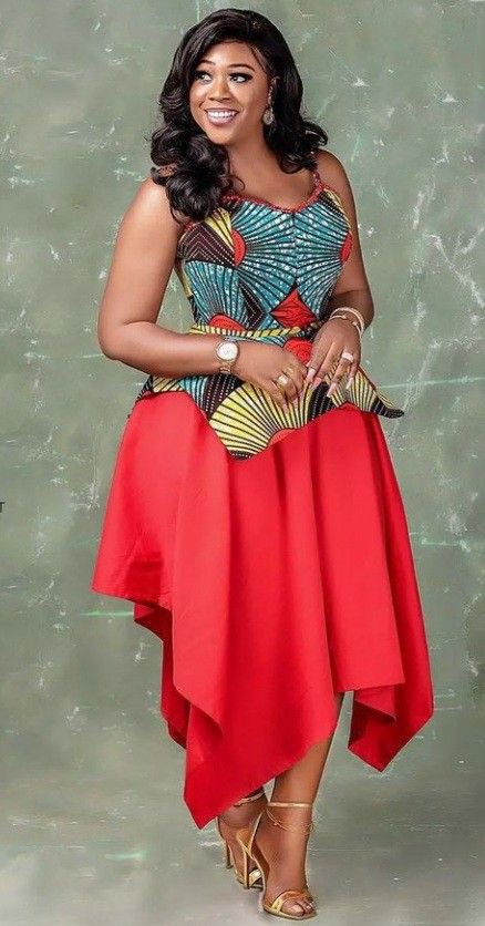 Women Ankara party Dress