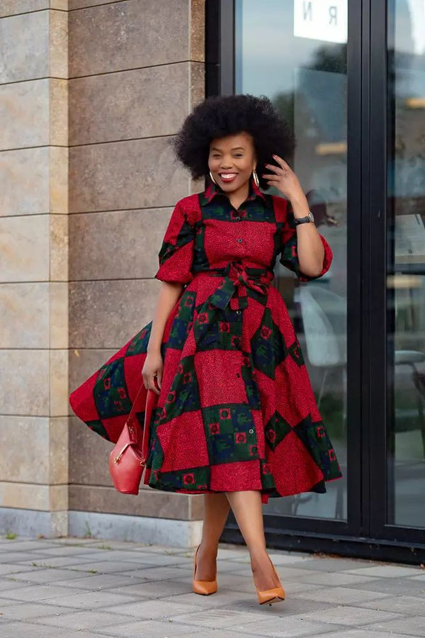 Women Ankara Short Dress