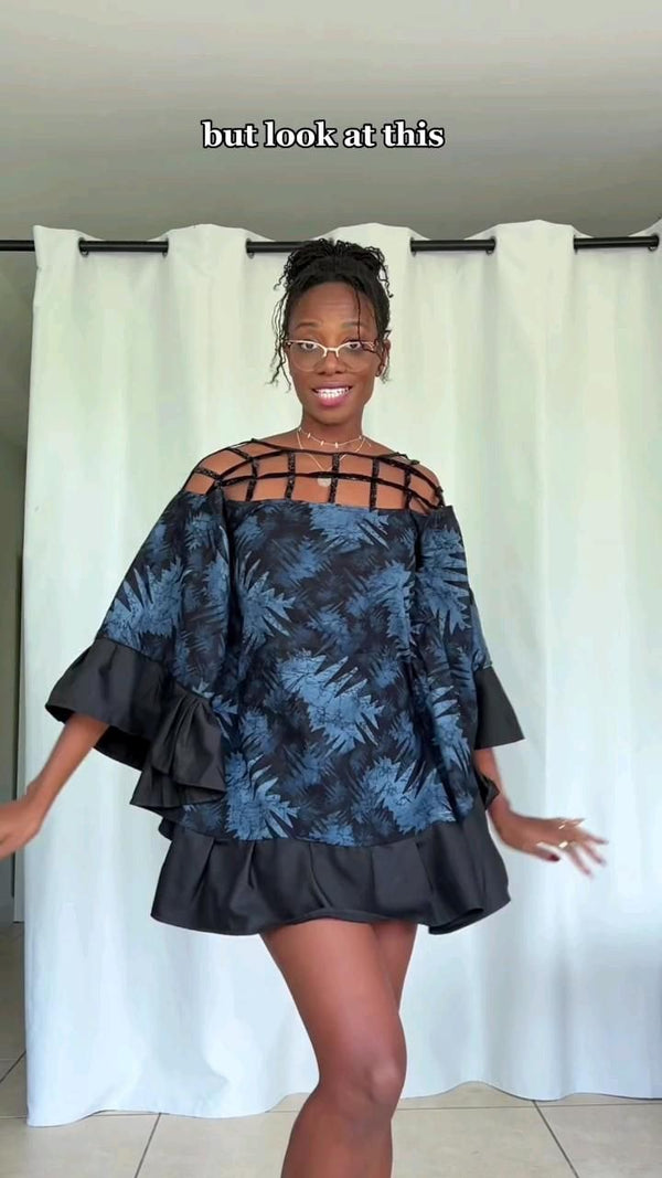 Women Ankara Short Dress