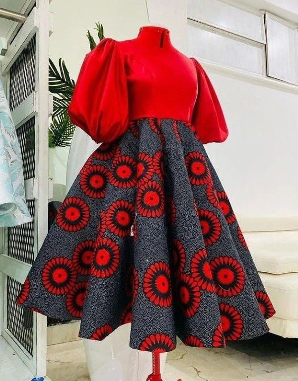Women Ankara Short Dress