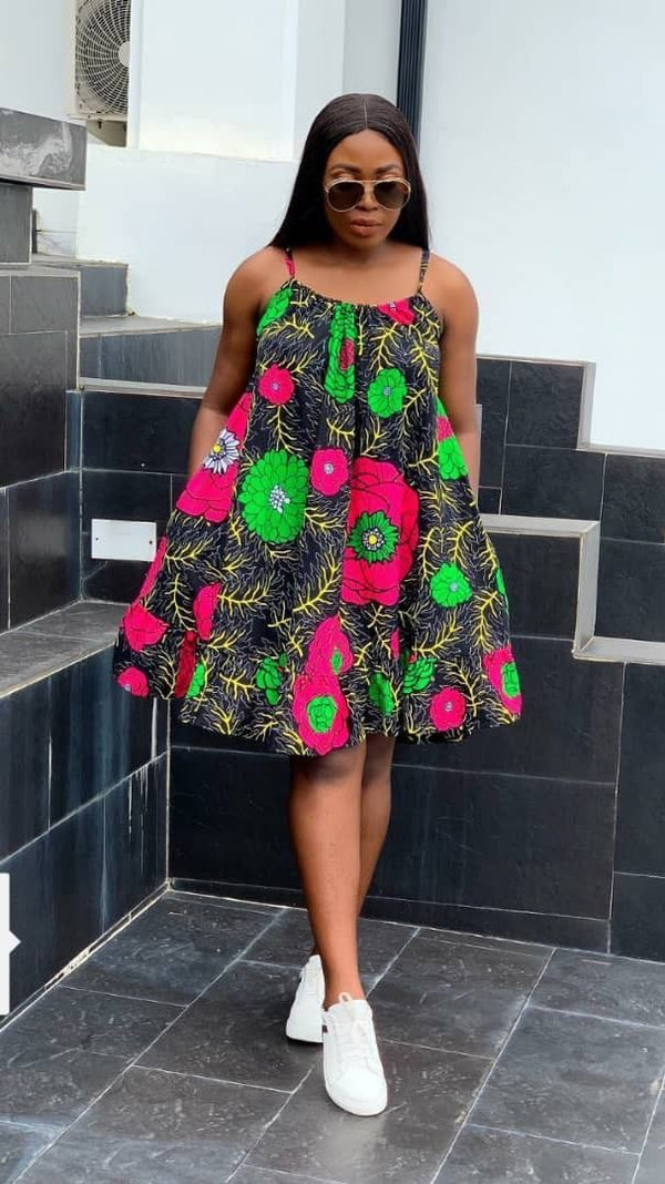 Women Ankara Short Dress