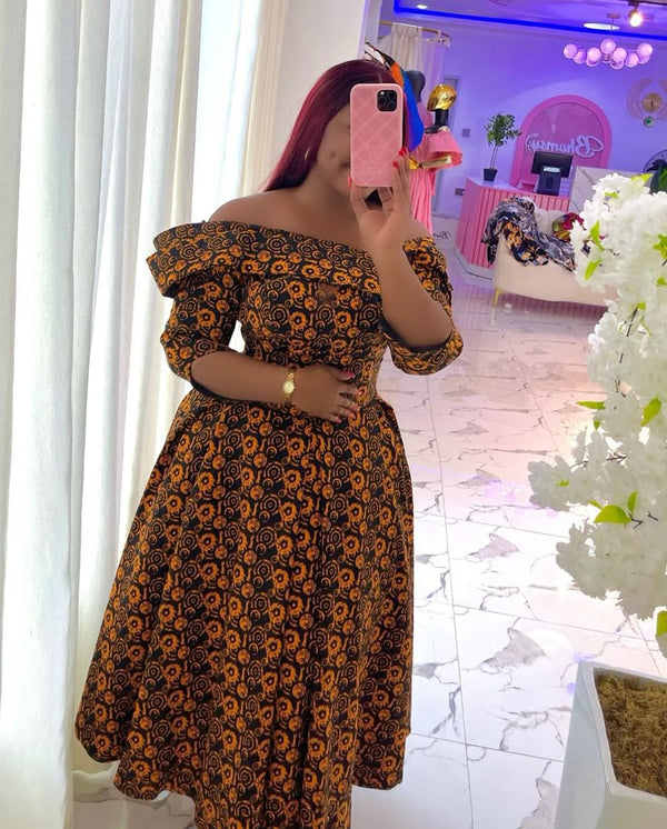 Women Ankara party Dress