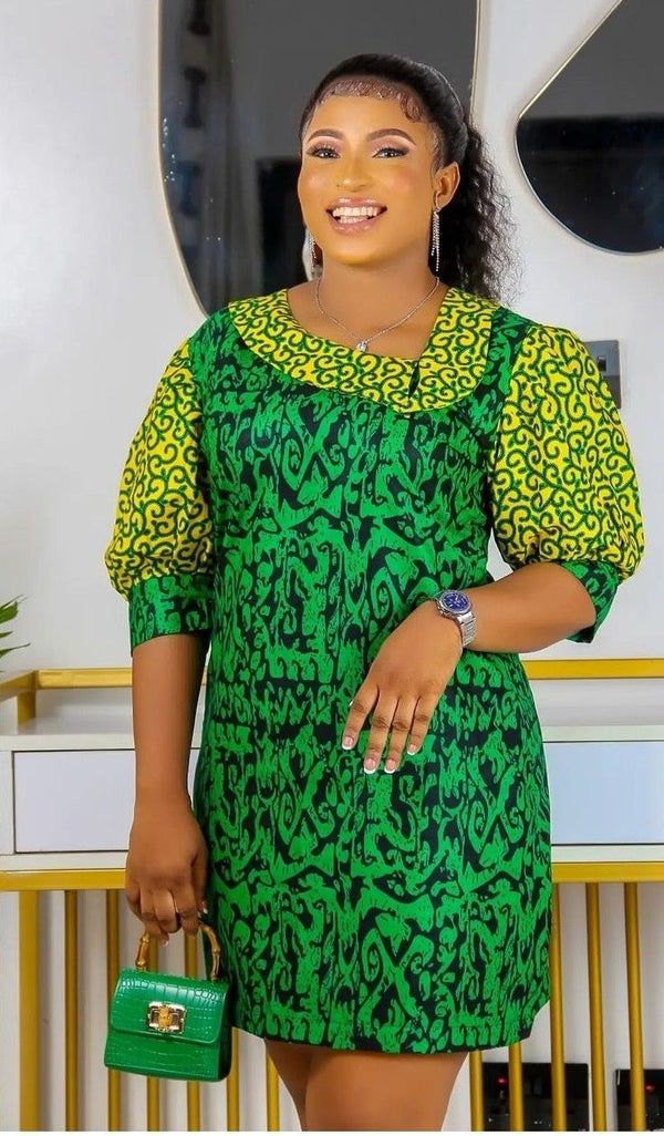 Women Ankara Short Dress