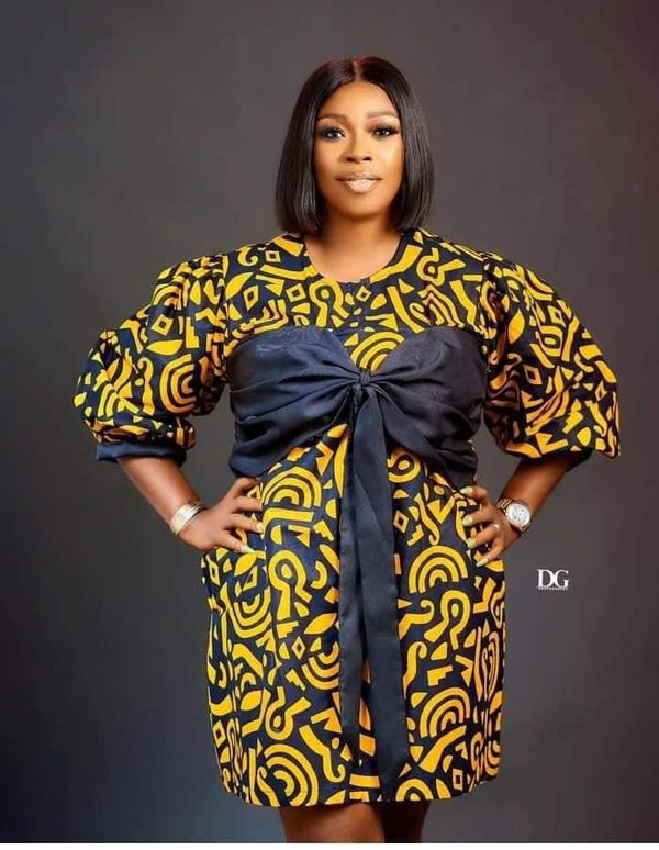 Women Ankara Short Dress