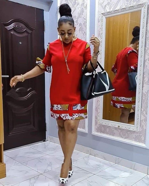 Women Ankara Short Dress