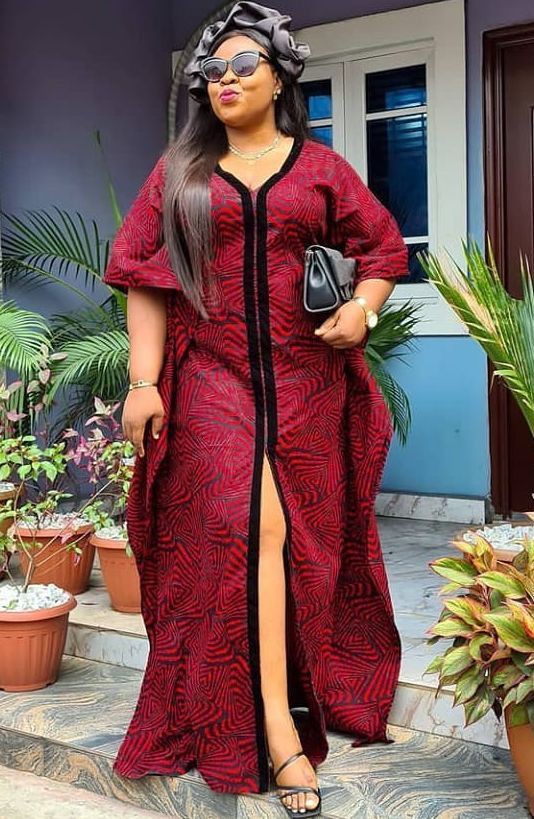 African print dress