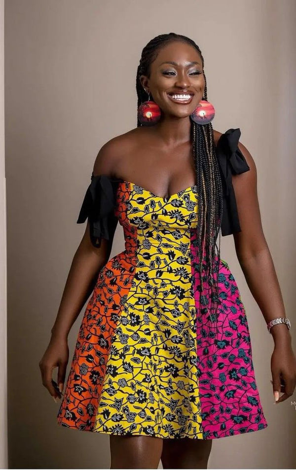 Women Ankara Short Dress