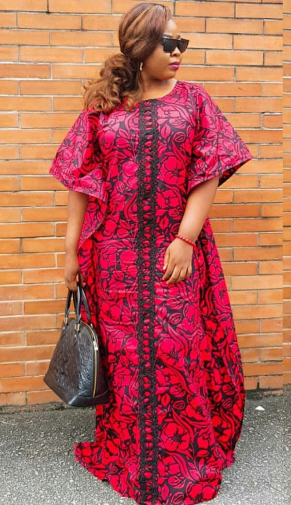African print dress