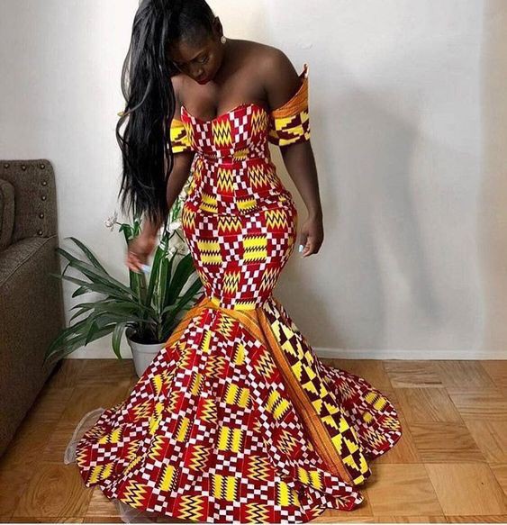 Ankara mermaid dress