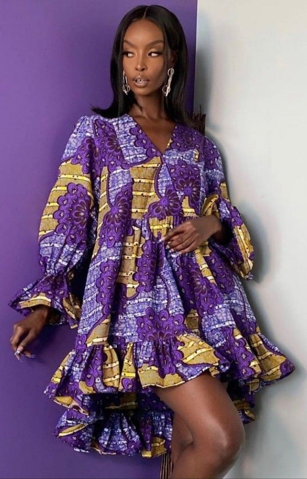 Women Ankara Short Dress