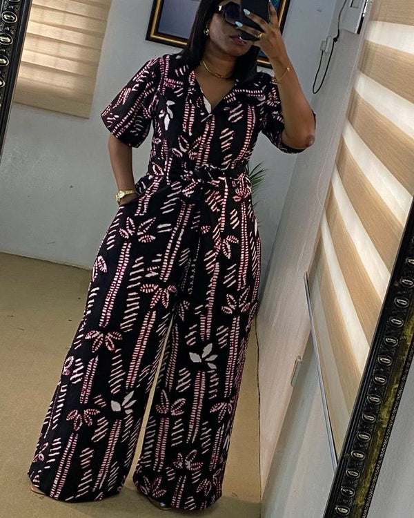 African Print women Jumpsuit