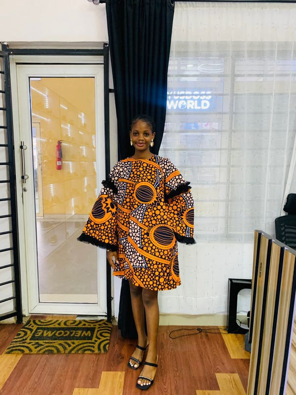 Women Ankara Short Dress