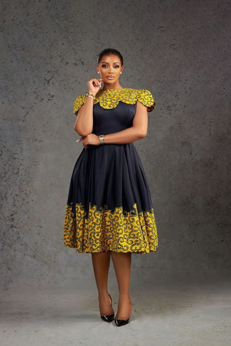 Africa Print Ankara Dress