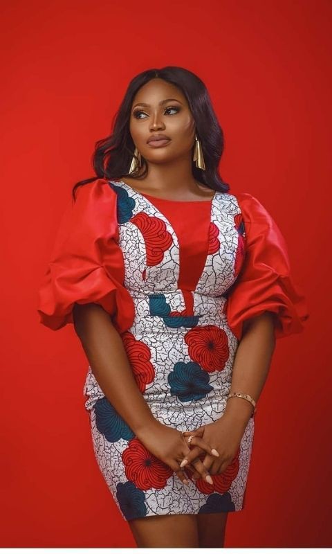 Women Ankara Short Dress