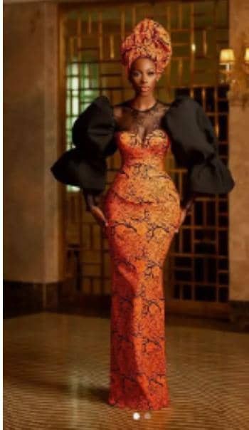 Ankara mermaid dress