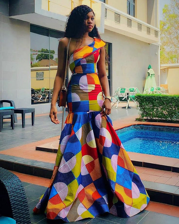Ankara mermaid dress