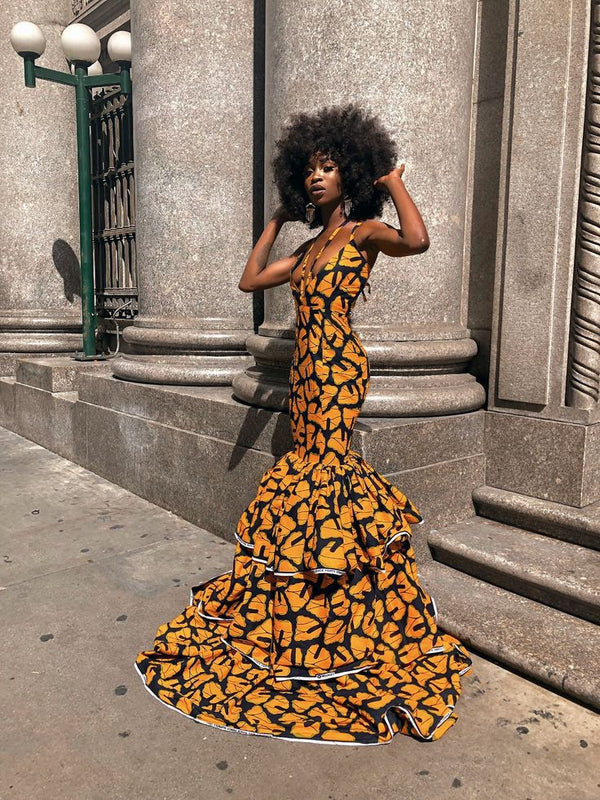 Ankara mermaid dress