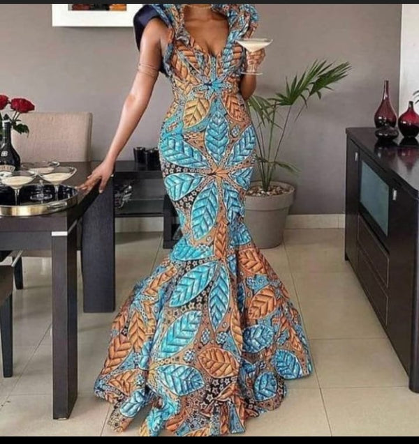 African Print Party Dresses