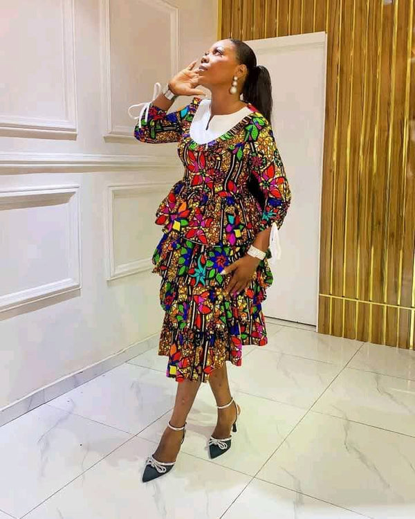 Women Ankara Short Dress