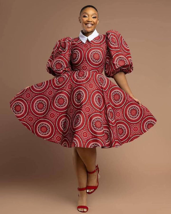 Women Ankara Short Dress