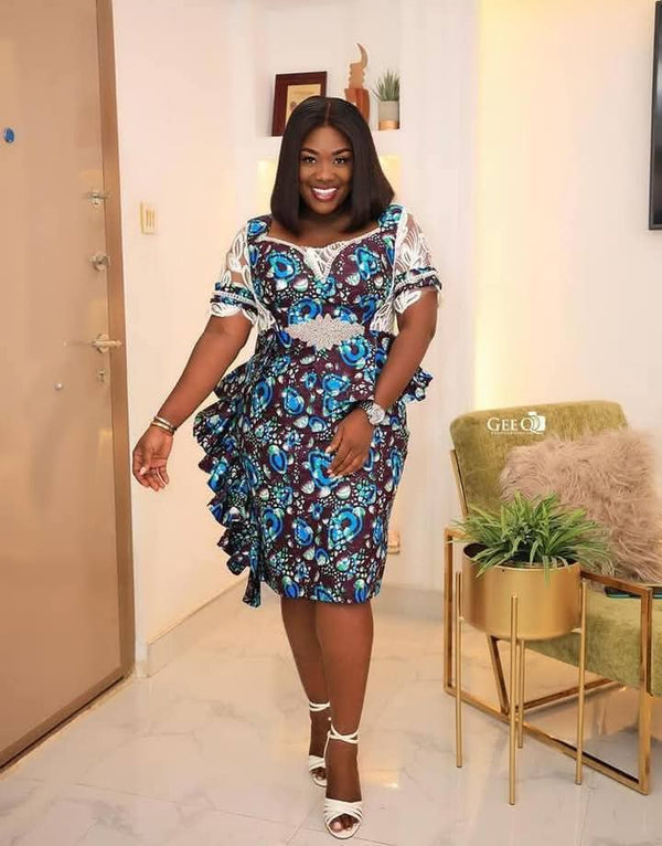 Women Ankara Short Dress