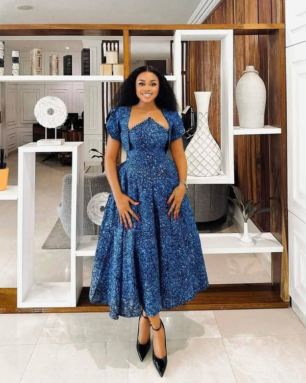 Women Ankara Short Dress