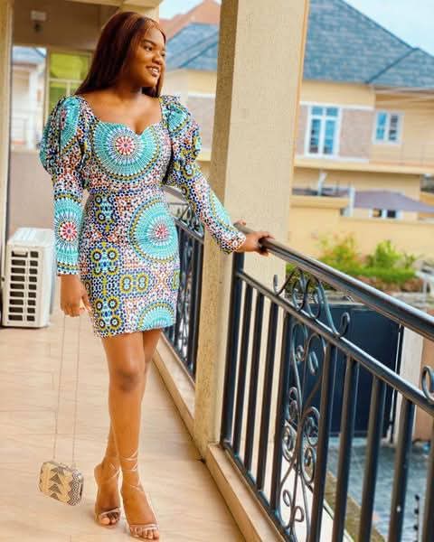 Women Ankara Short Dress