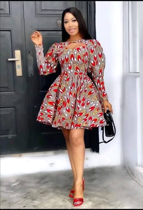 Women Ankara Short Dress
