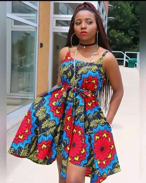 Women Ankara Short Dress